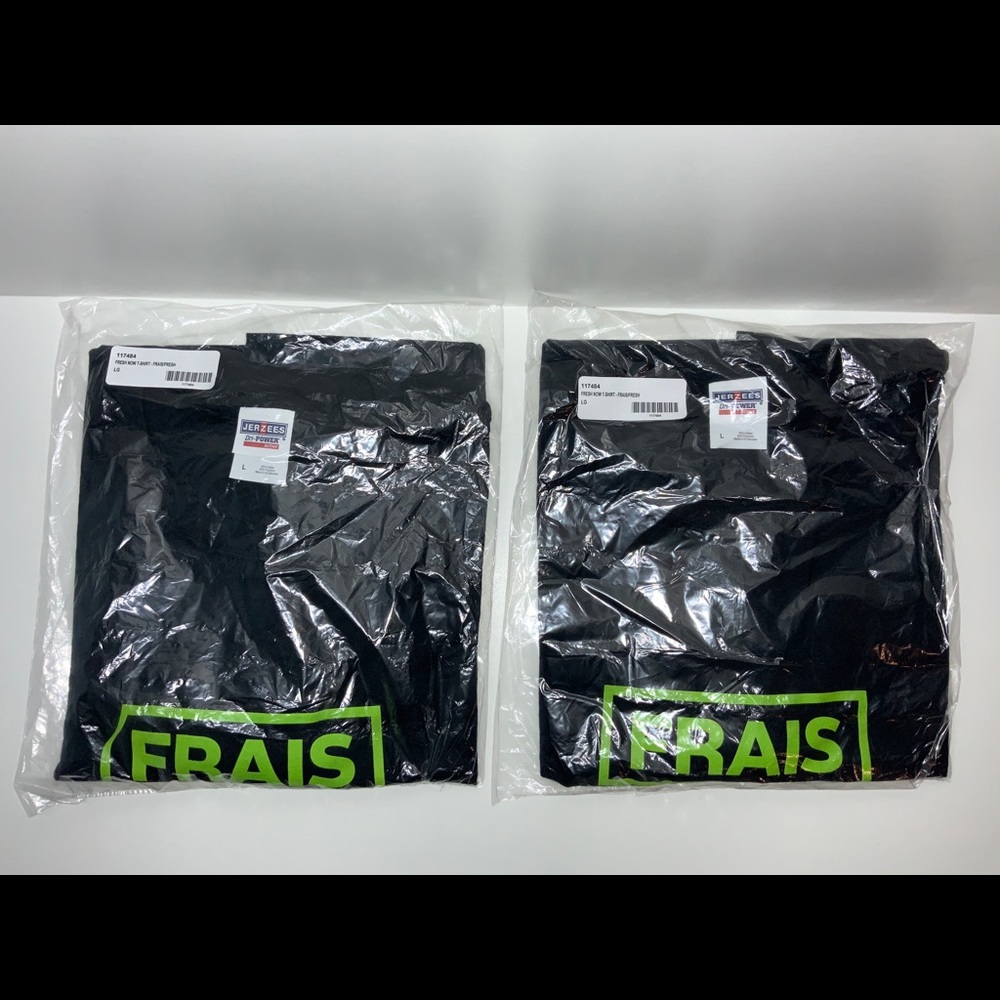 Frais Fresh Now Employee T-shirts 2 Large
Jerzees